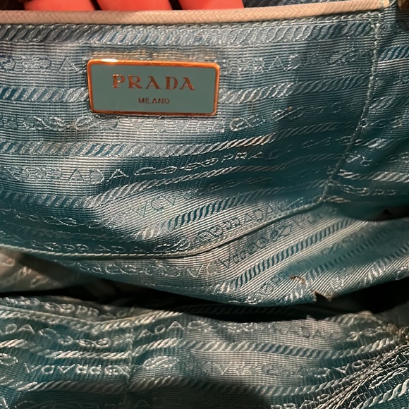 Large galleria Prada bag- appearance great with some flaws. - Picture 2 of 8